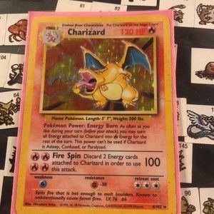Holo Charizard From Base Set Pokemon